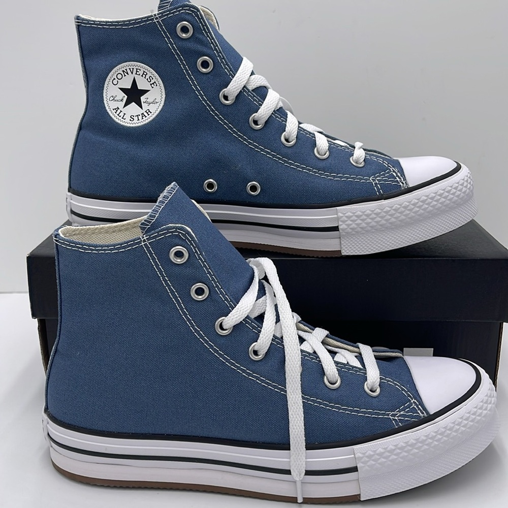 Converse WMNS Blue High-Top Sneakers Platform A10781F
CTAS EVA LIFT HI
LAKESIDE - Picture 1 of 16
